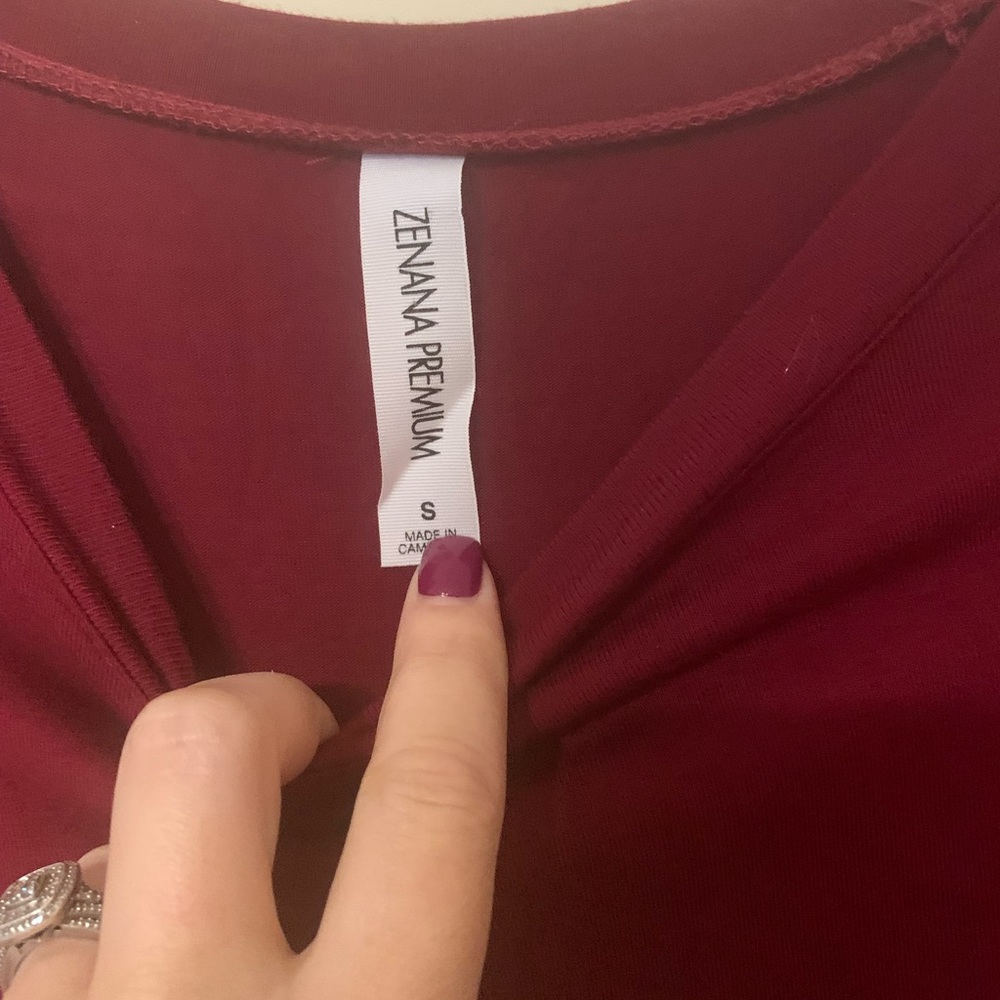 Wine colored tunic
